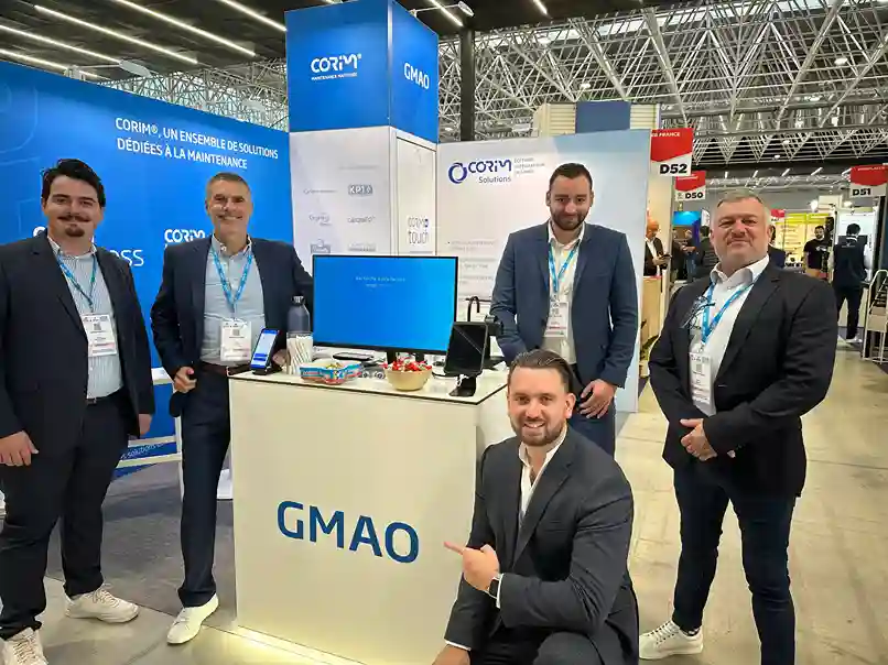 L'équipe Corim solutions au salon SEPEM